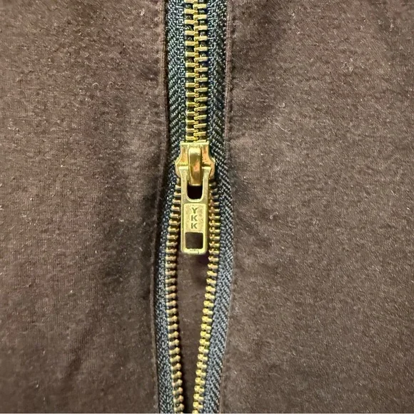 Vintage Sequin Spiral Brown and Black Front Zipper Detail Skirt S - Picture 7 of 9